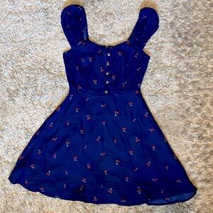 Arizona Jean Co. Womens Blue Cherry Dress